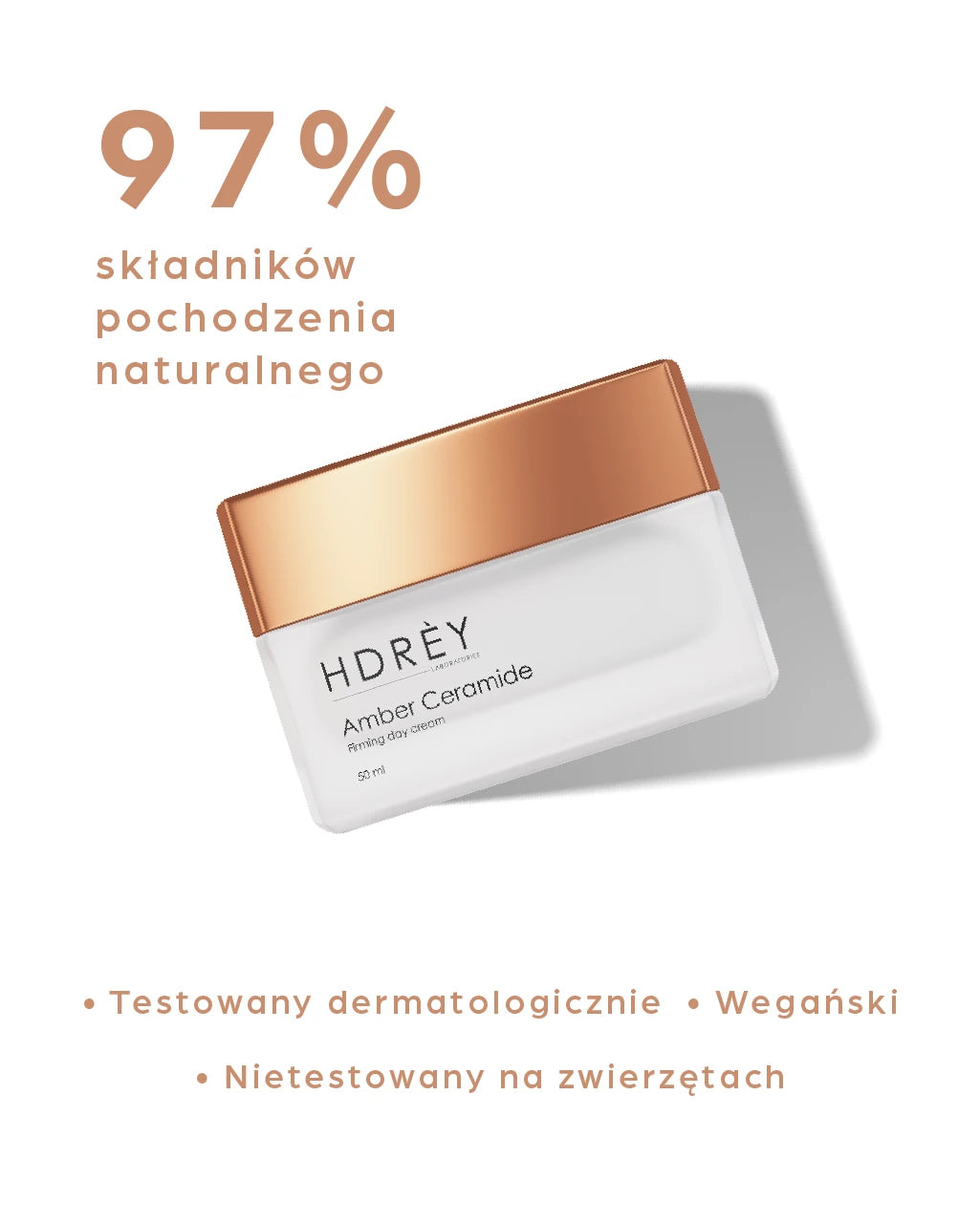 Ujędrniająco-regenerujący krem przeciwzmarszczkowy do twarzy na dzień z ceramidami 50ml