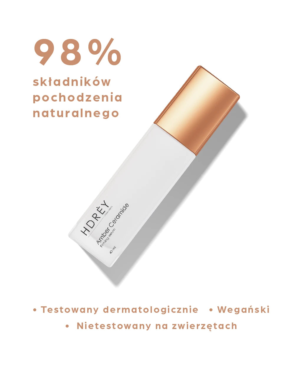 Serum z ceramidami, kwasem bursztynowym i niacynamidem – ujędrnienie i regeneracja 40 ml