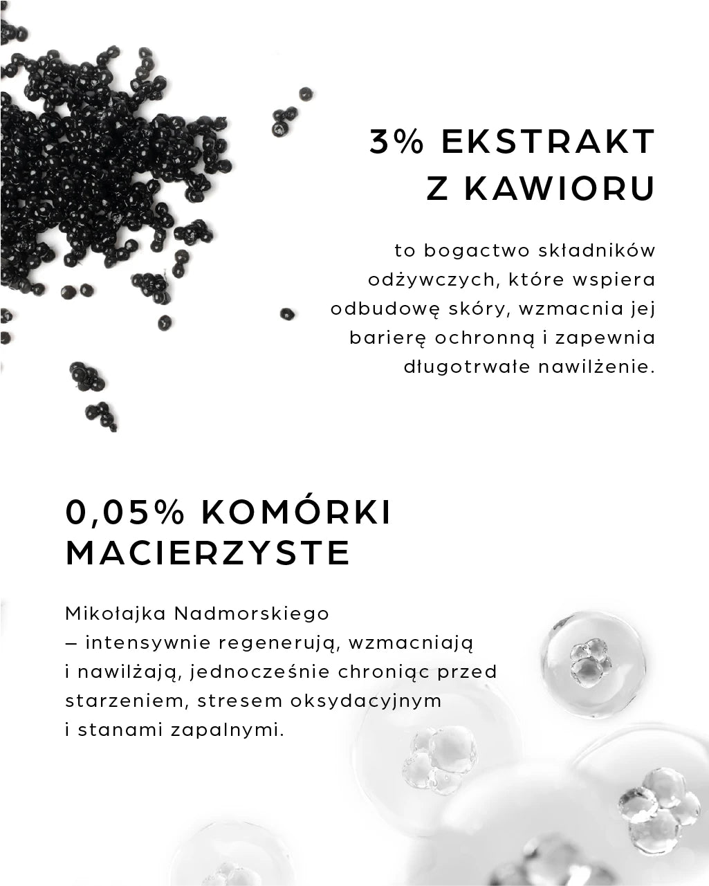 Przeciwzmarszczkowe maski w płacie z ekstraktem z kawioru i kwasem hialuronowym 3x30g