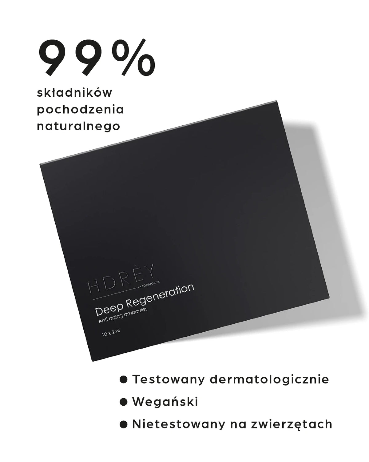 Ampułki przeciwzmarszczkowe z kwasem hialuronowym i peptydami 10x2ml