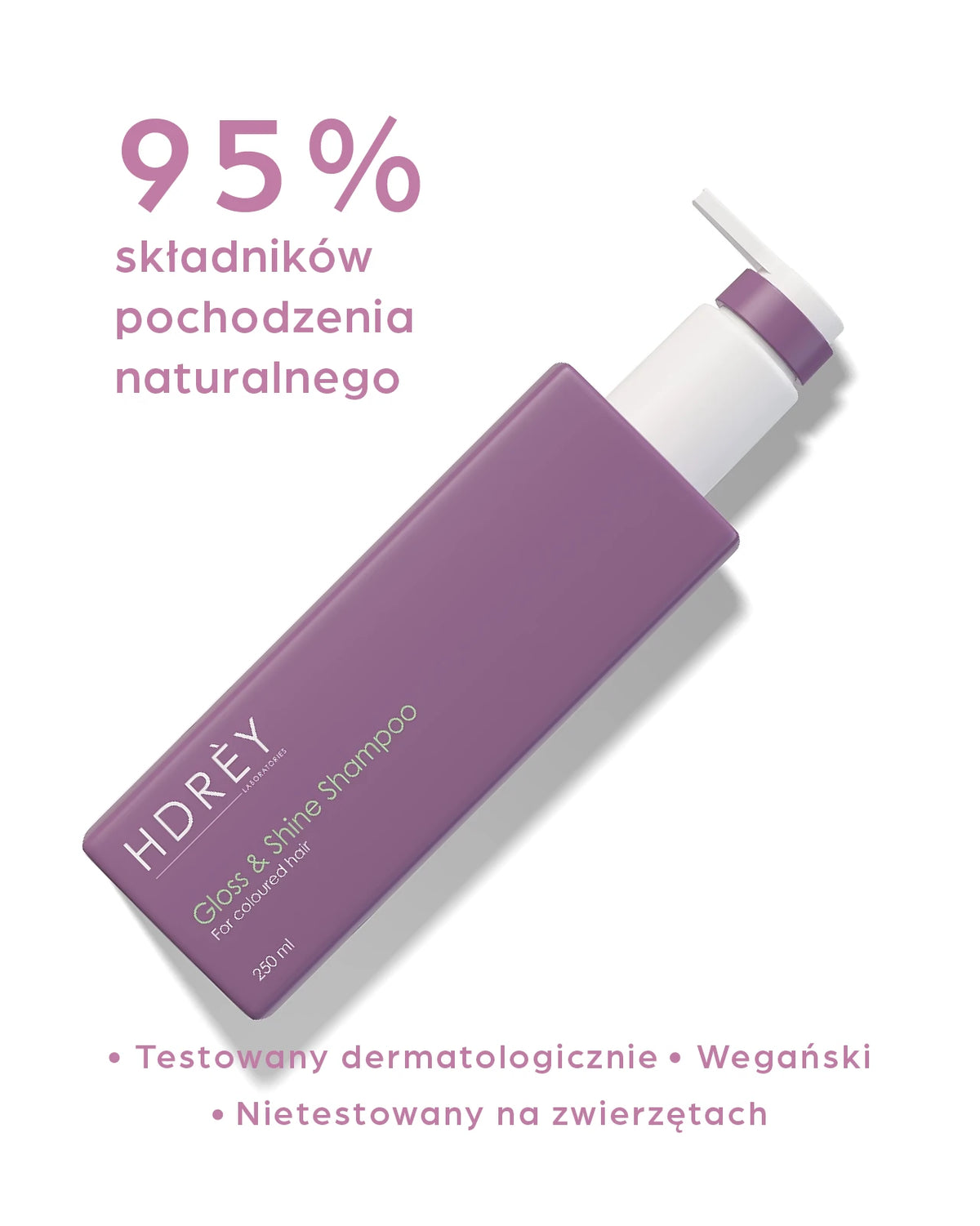 Nadający połysk szampon do włosów farbowanych 250 ml