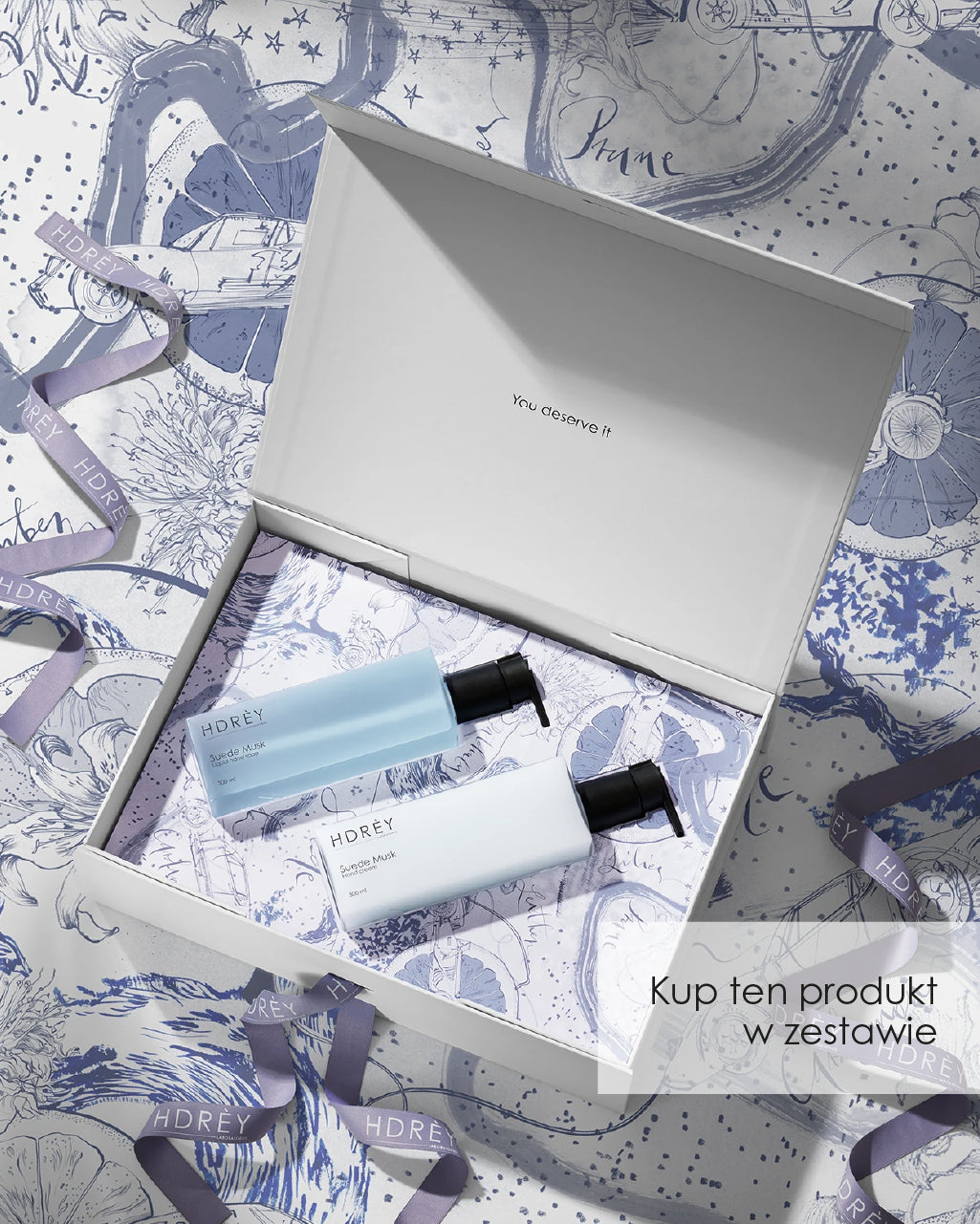 Mydło do rąk Suede Musk 300 ml