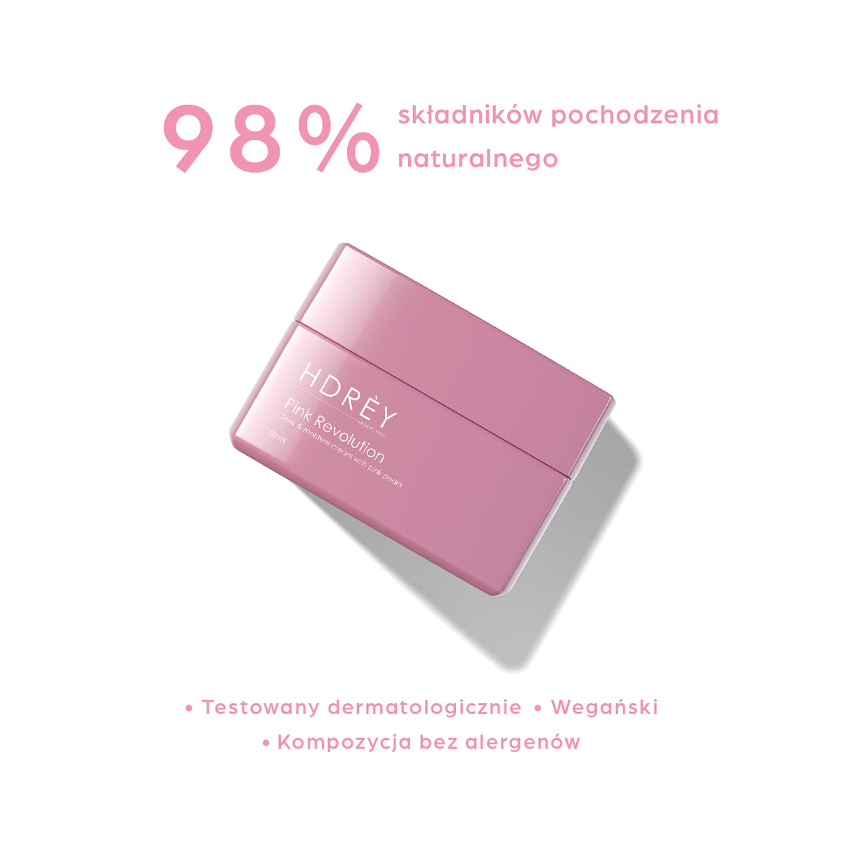 Rozświetlający krem na dzień z niacynamidem i perełkami witaminy E 50 ml