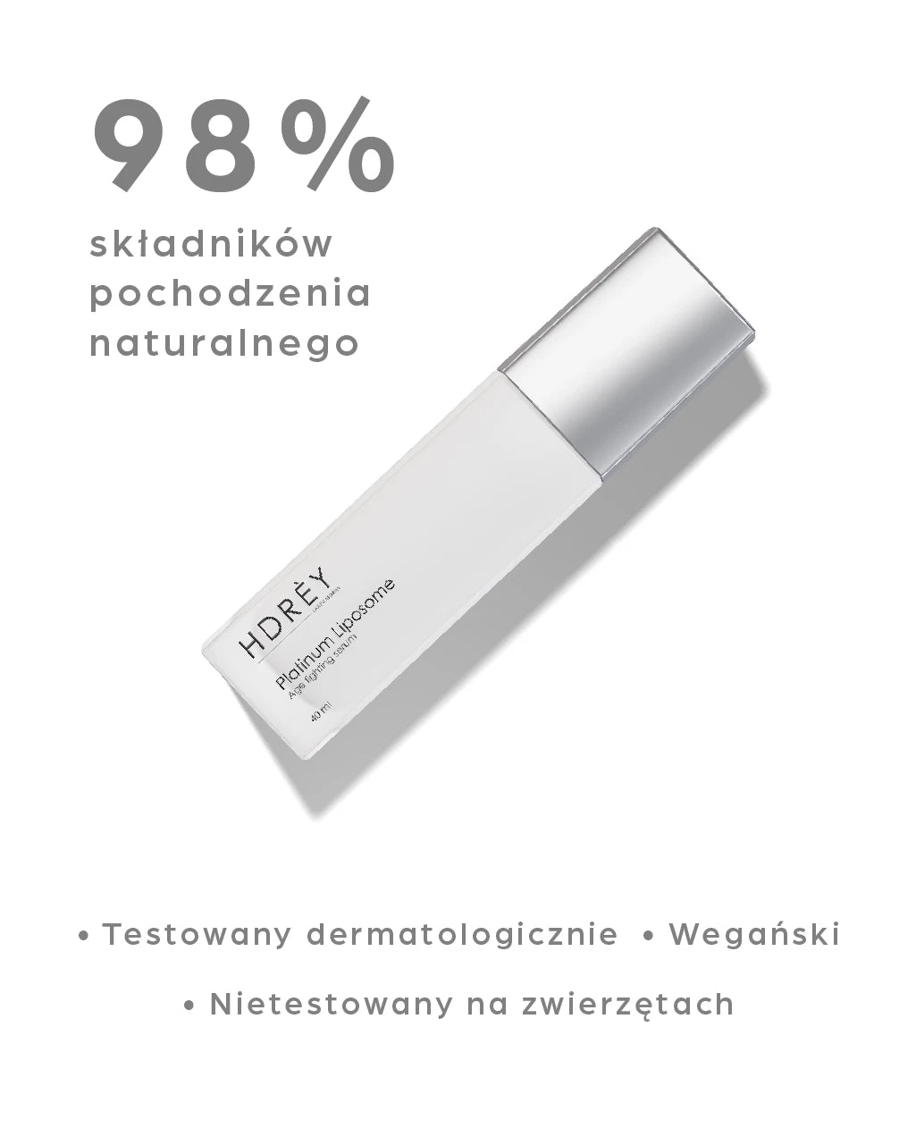 Serum przeciwstarzeniowe z platyną i liposomami 40ml