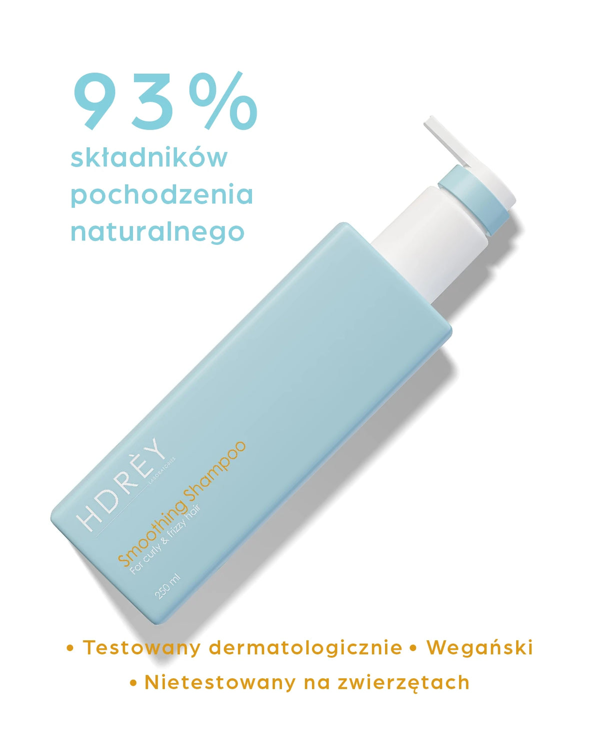 Wygładzający szampon do włosów kręconych 250 ml