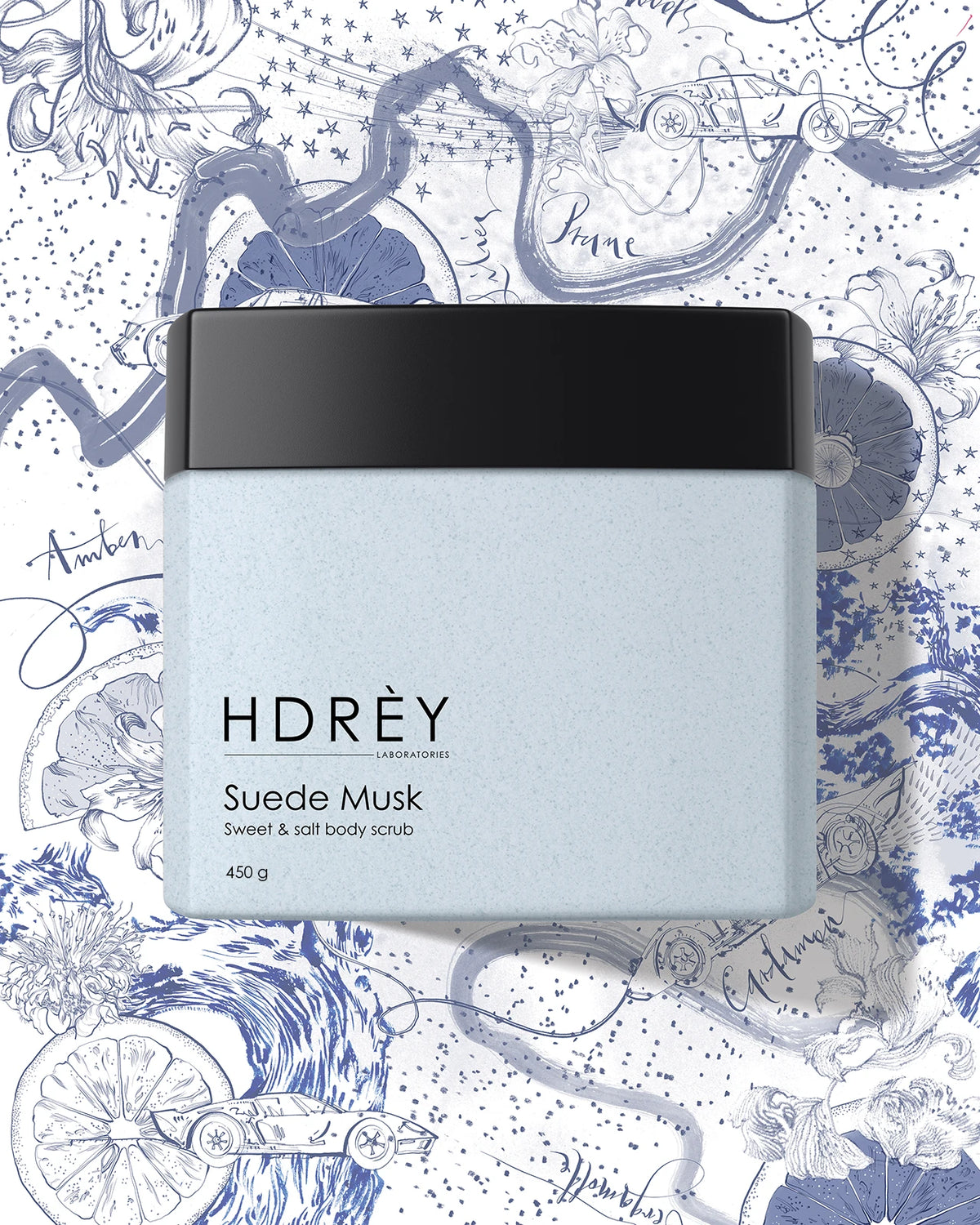 Peeling do ciała cukrowo-solny Suede Musk 450 g