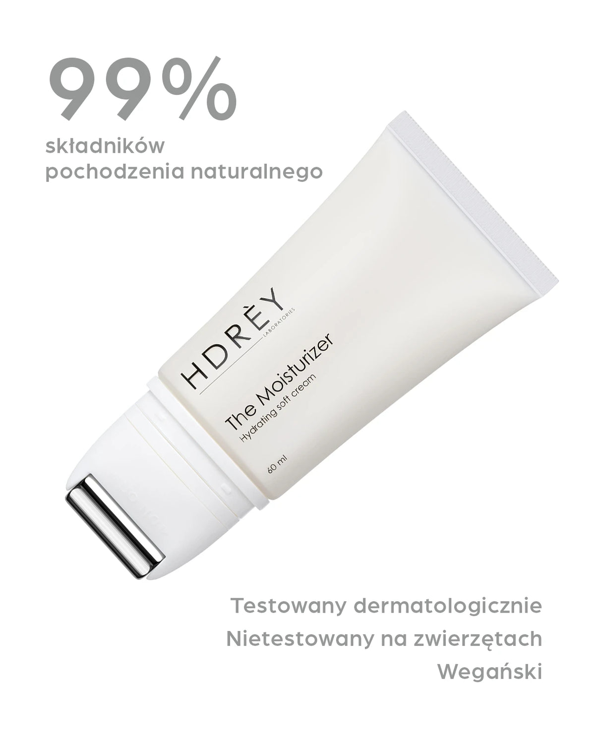 Nawilżający krem do twarzy z rollerem 60ml