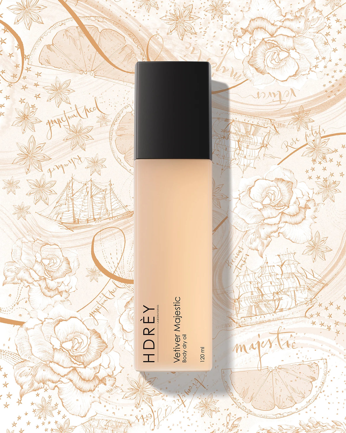 Suchy olejek do ciała perfumowany Vetiver Majestic 120ml z olejem arganowym i witaminą E