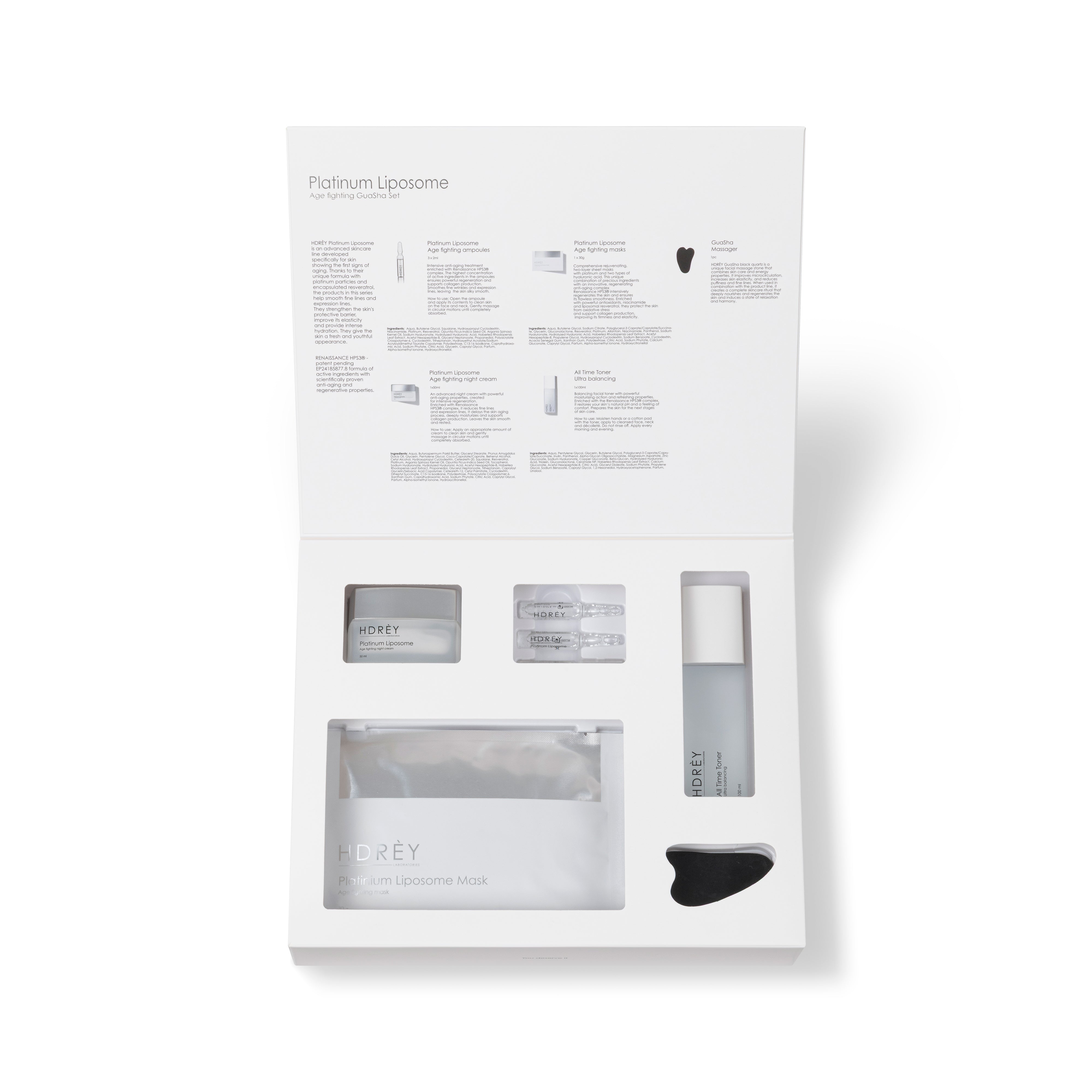 Platinum Liposome - zestaw przeciwstarzeniowy z platyną i liposomami 45+