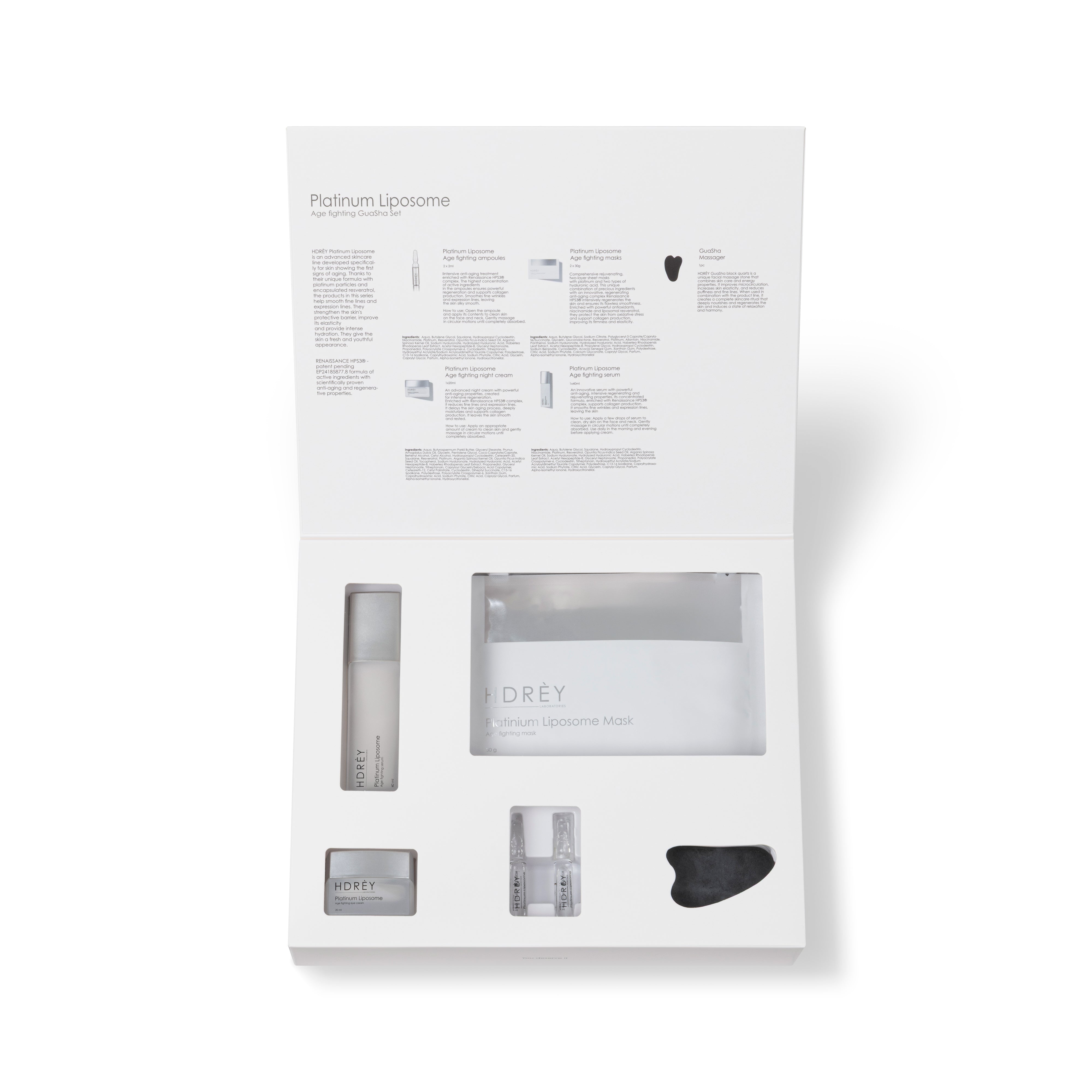 Platinum Liposome - zestaw przeciwstarzeniowy z platyną i liposomami 45+