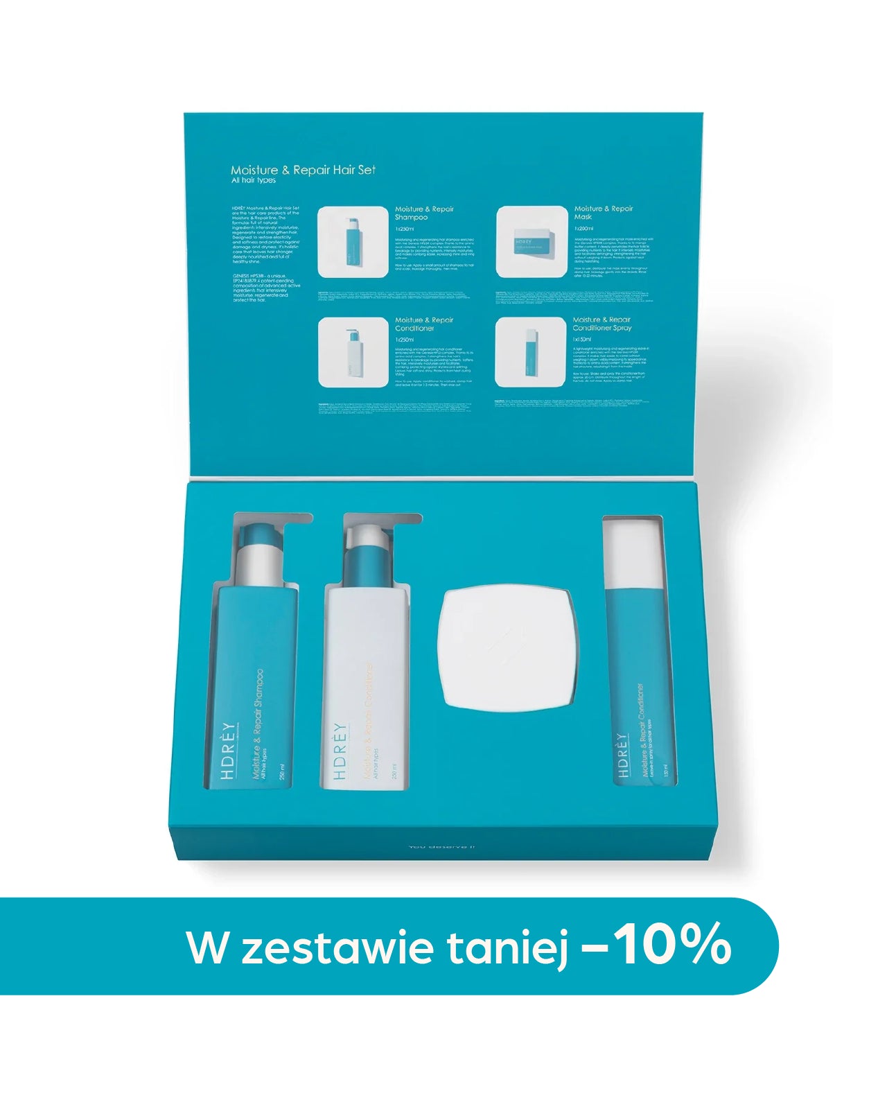Nawilżająco - regenerujący Zestaw - do wszystkich typów włosów