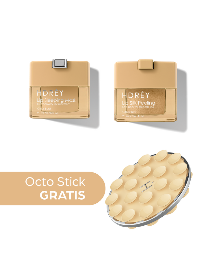 Zestaw do ust Maska + Peeling Citrus Burst - Octo Stick GRATIS