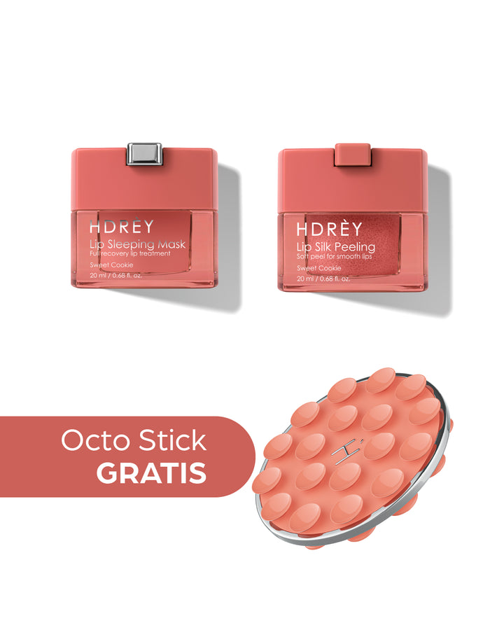 Zestaw do ust Maska + Peeling Sweet Cookie - Octo Stick GRATIS