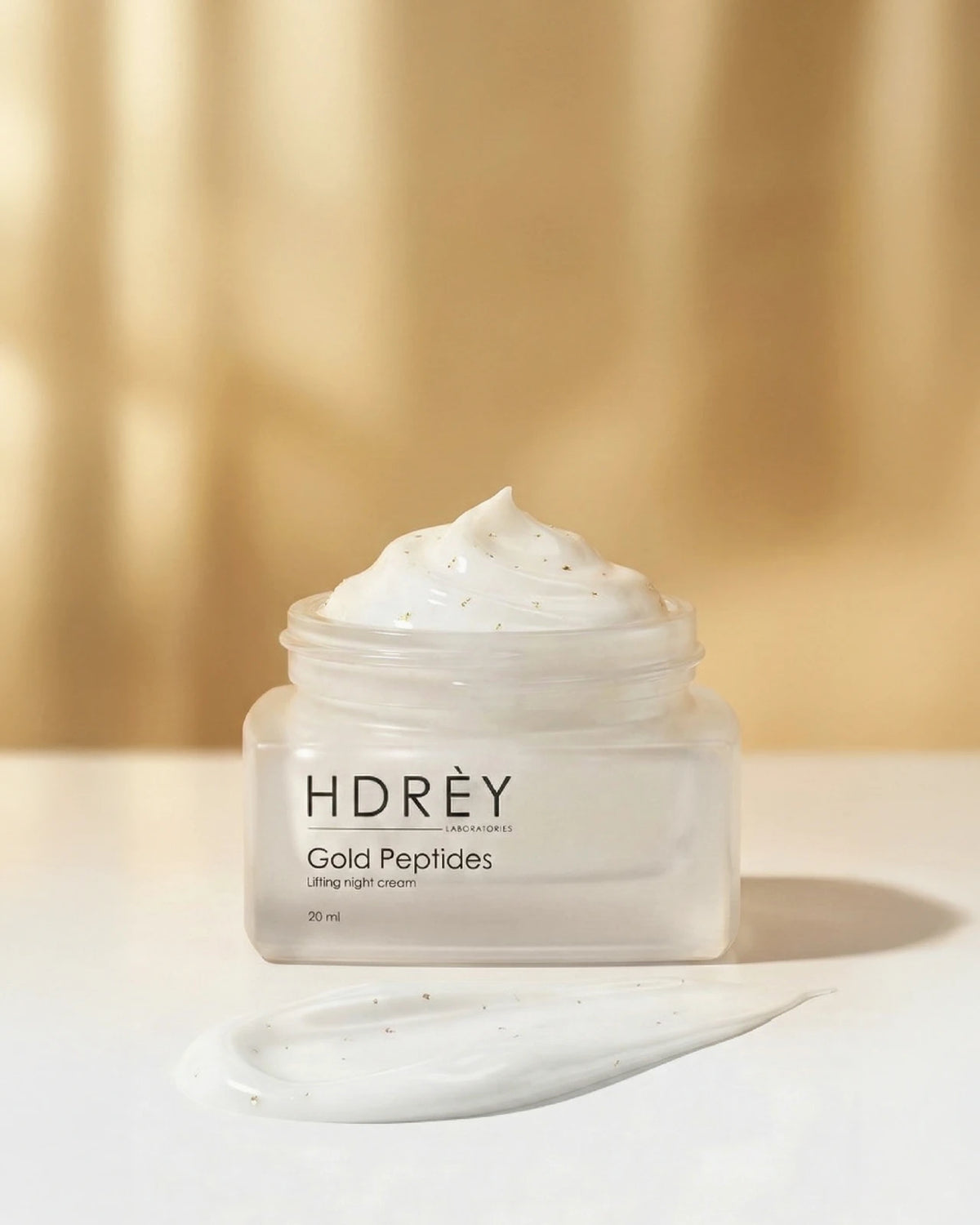 Liftingujący krem do twarzy na noc z peptydami i złotem 20ml