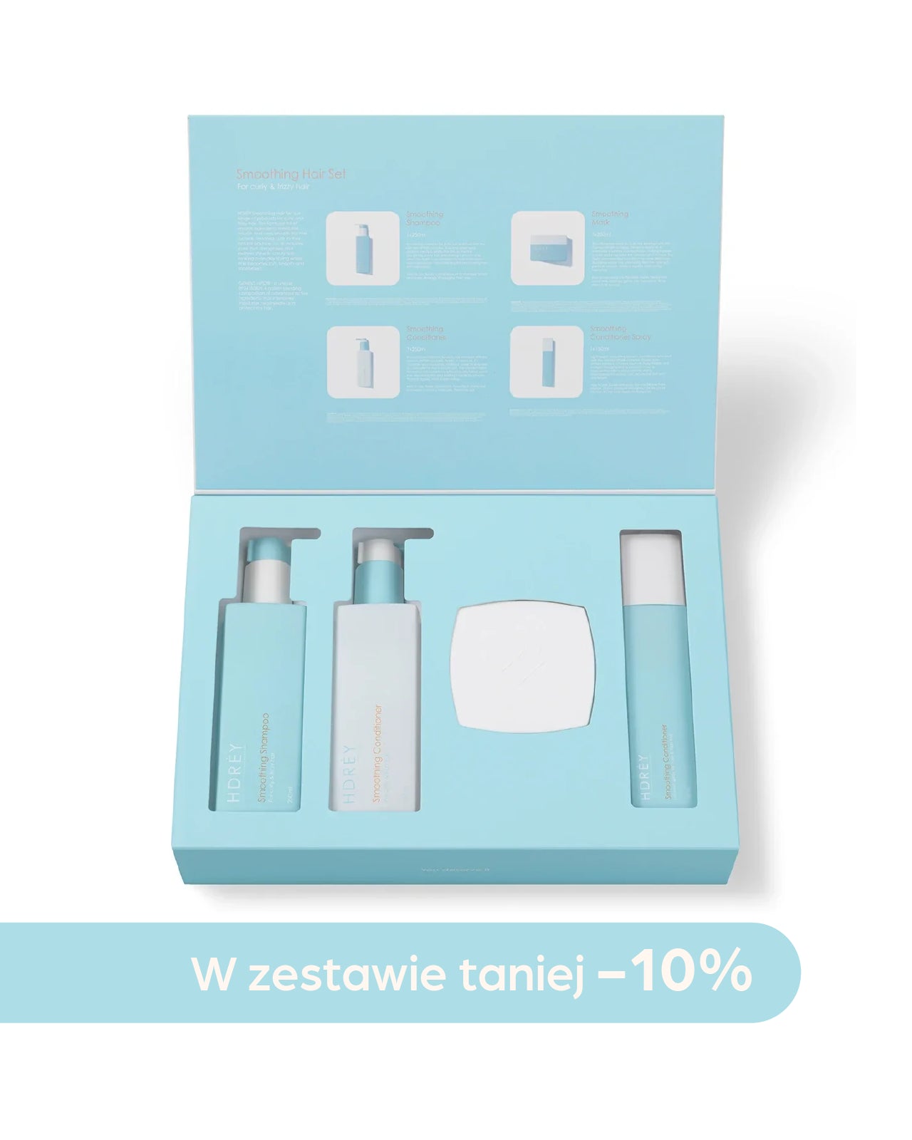 Wygładzający Zestaw do włosów kręconych