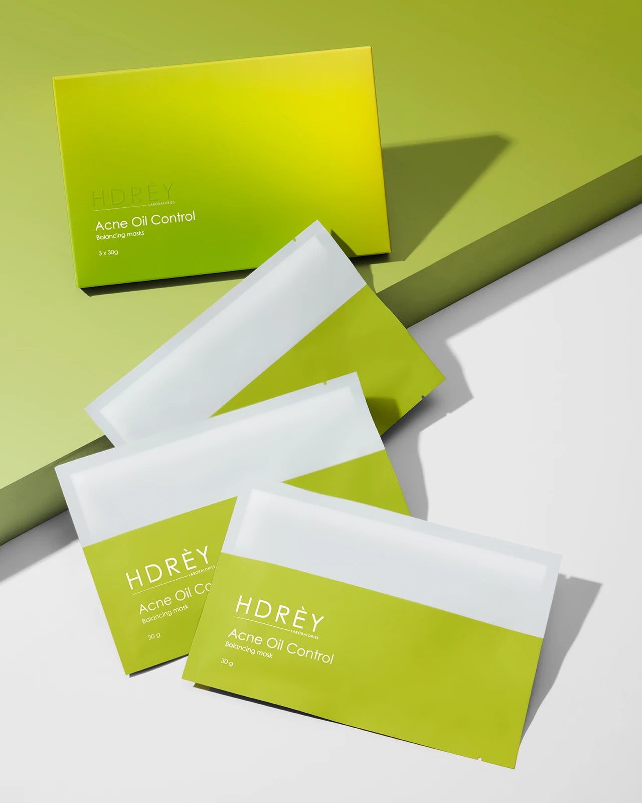 Normalizujące maski do cery trądzikowej z kwasem salicylowym i kwasami AHA 3x30g