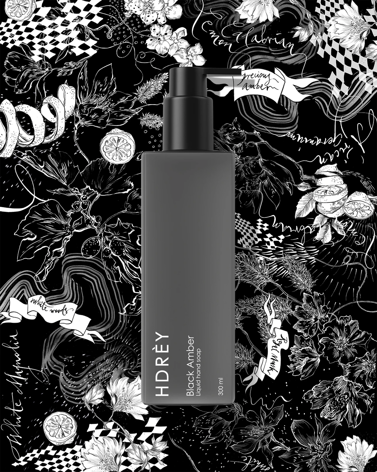 Mydło do rąk Black Amber 300 ml