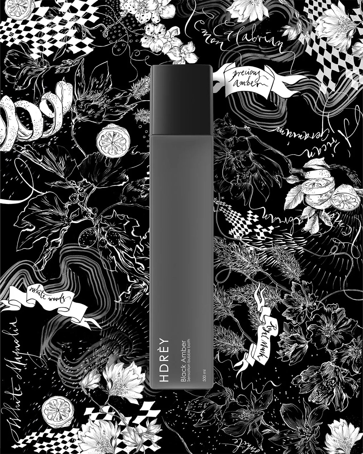 Sensation Bubble Płyn do kąpieli Black Amber 500 ml