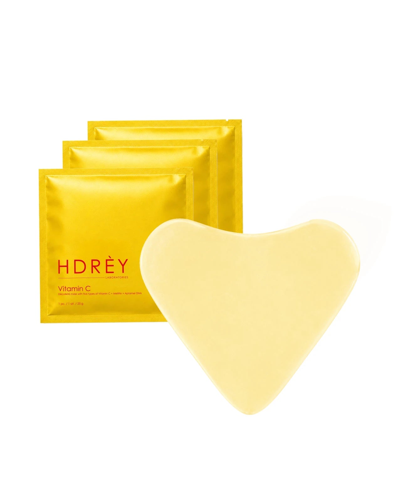 Hydrogel Vitamin C Décolletage Mask, 3 x 25g