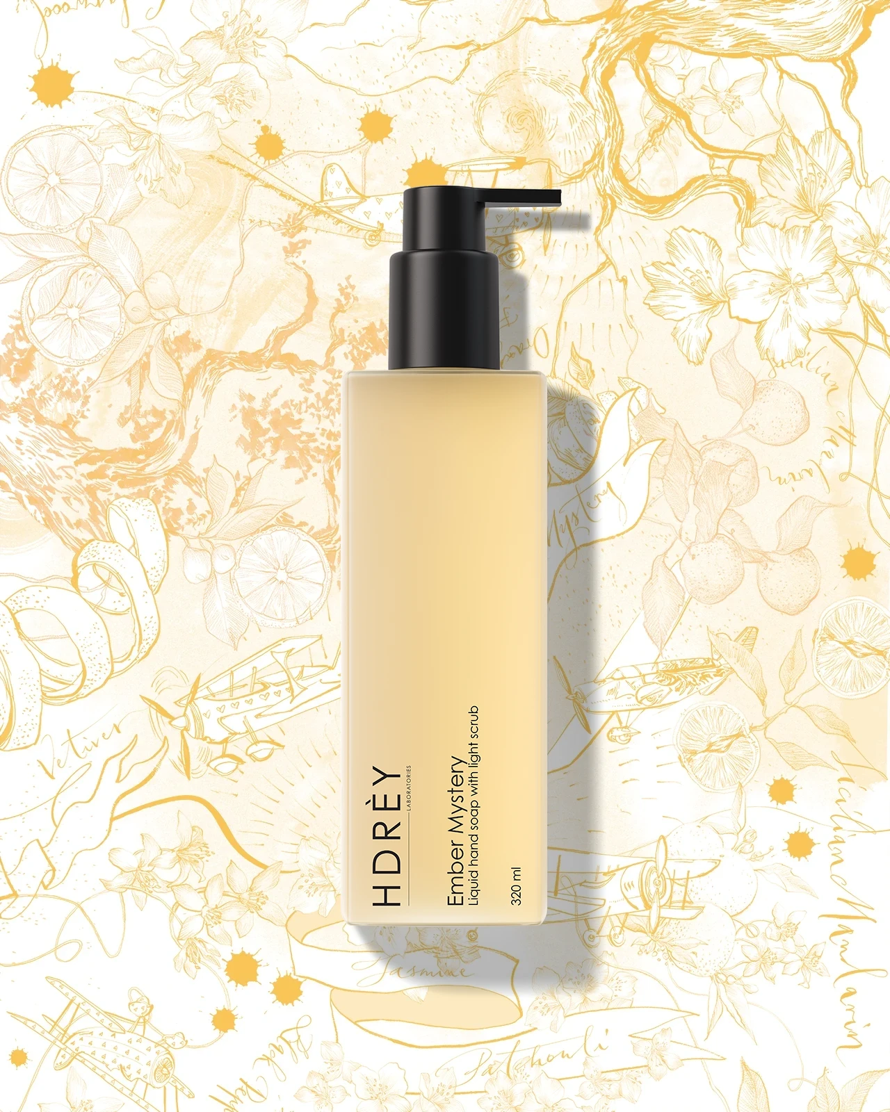 Mydło do rąk Ember Mystery z delikatnym peelingiem 320 ml