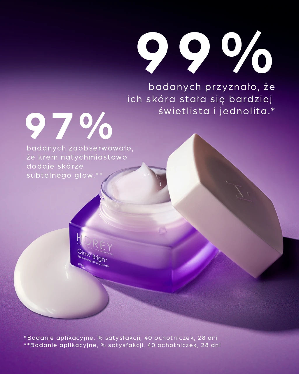 Glow Bright zestaw rozświetlająco - nawilżający 20+