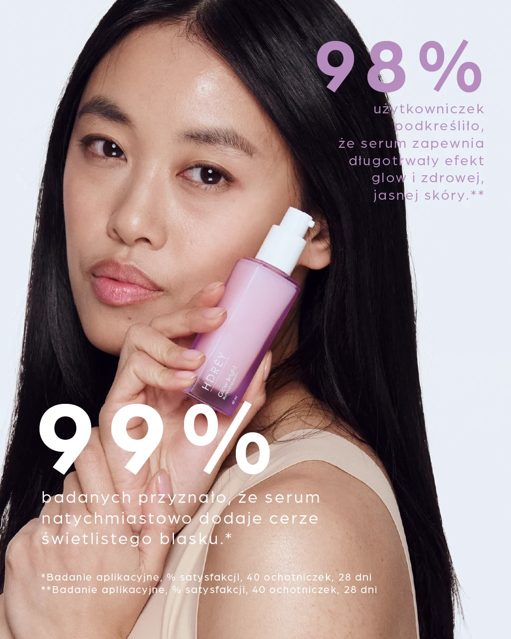 Glow Bright zestaw rozświetlająco - nawilżający 20+