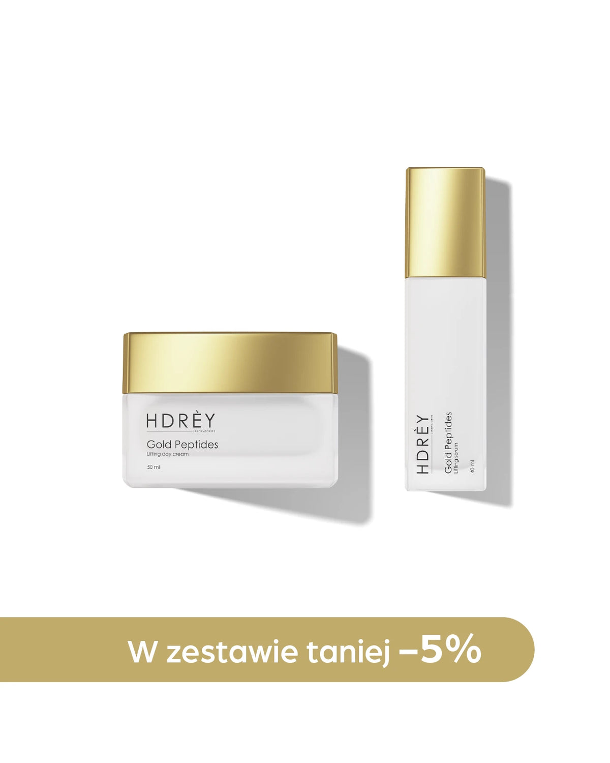 Gold Peptides (krem na dzień 50ml + serum 40ml)