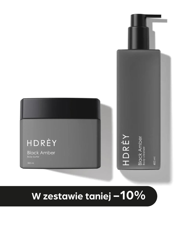 Body Set Black Amber (żel pod prysznic 400ml + masło do ciała 300ml)