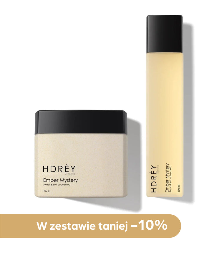 Body Set Ember Mystery (płyn do kąpieli 500ml + peeling do ciała 450g)