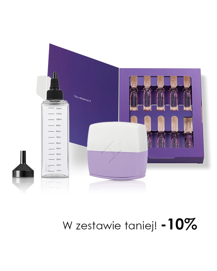 Rozświetlający Zestaw z Efektem Krioterapii + Ampułki Glow Bright