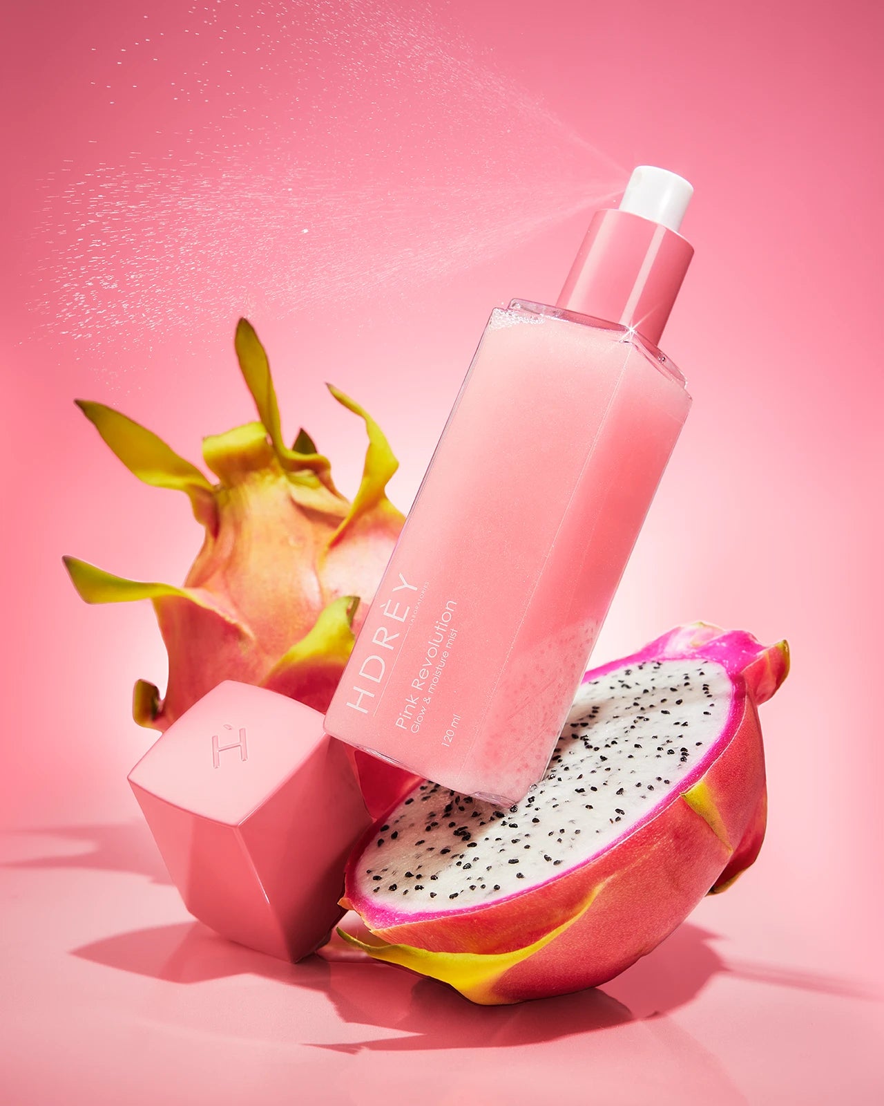 Mgiełka do twarzy nawilżająca i rozświetlająca Pink Revolution 120ml