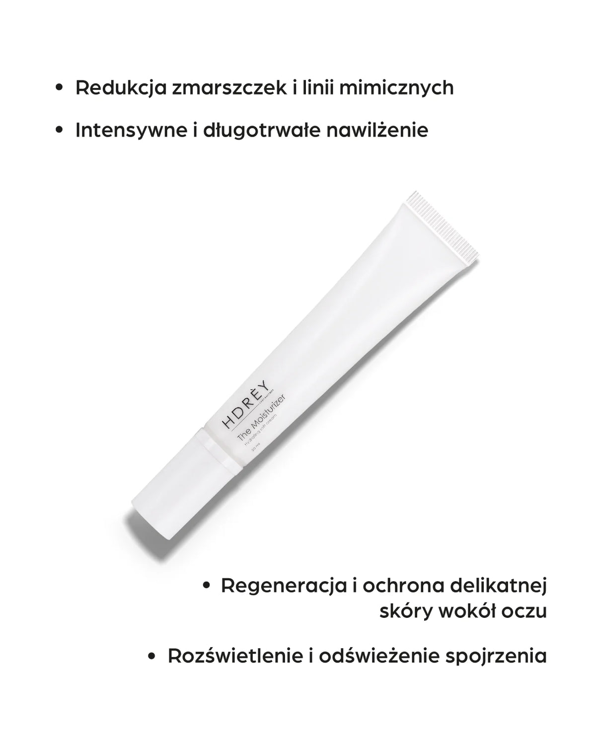 Moisturizing eye cream with peptides, algae, and beta-glucan 20ml