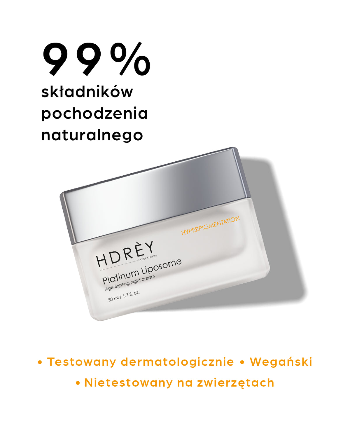 Przeciwstarzeniowy krem na noc do skóry z przebarwieniami 50 ml