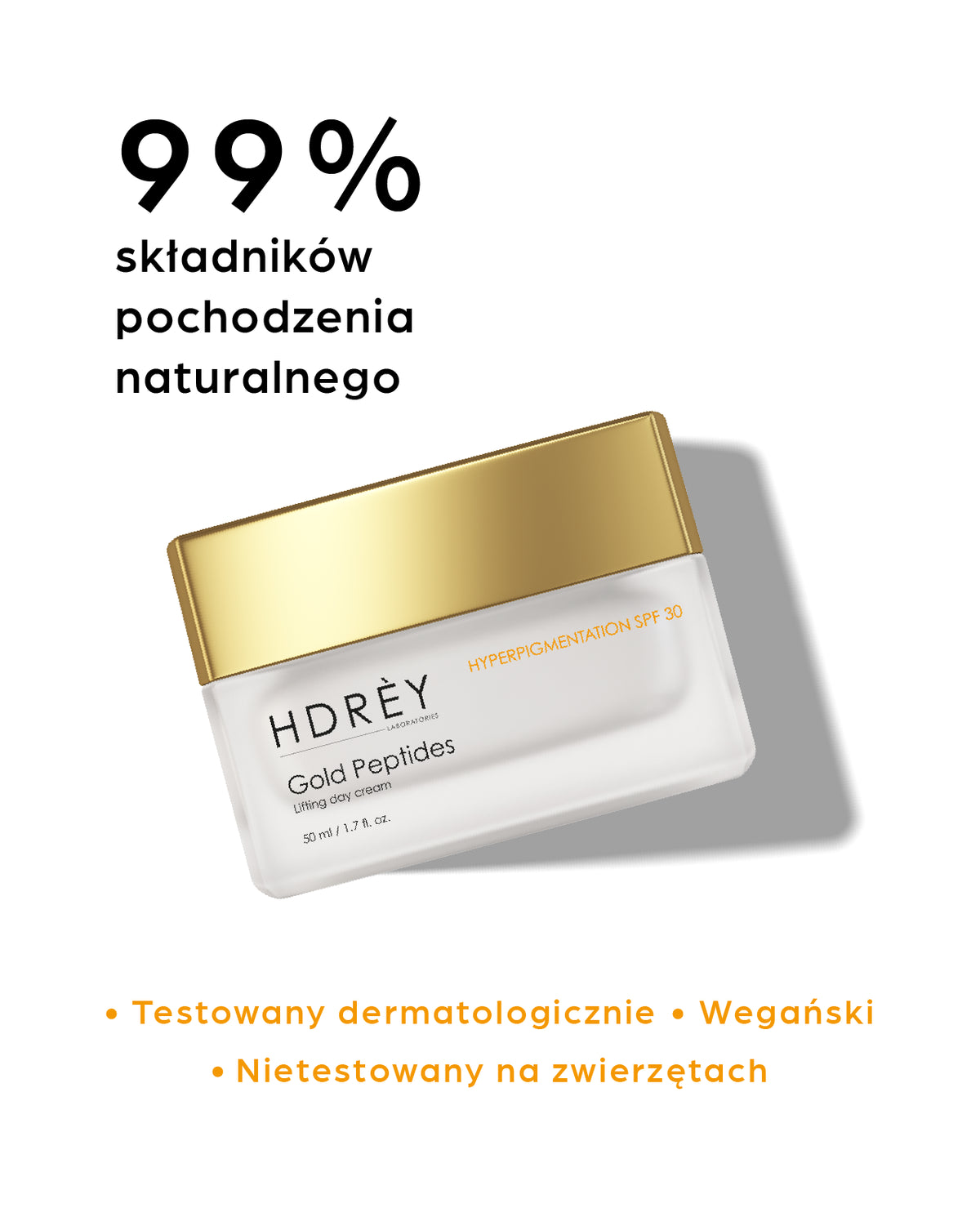 Liftingujący i nawilżający krem na dzień SPF 30 do skóry z przebarwieniami 50 ml