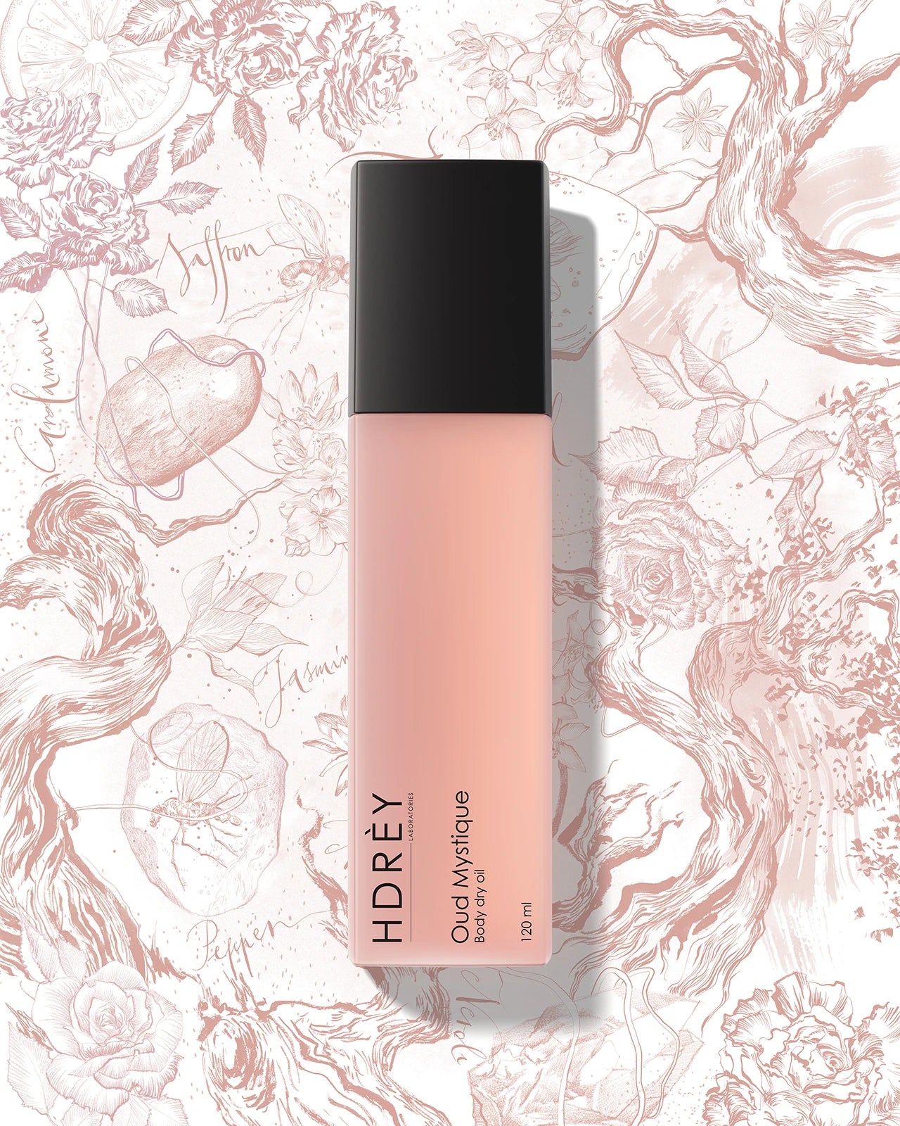 Suchy olejek do ciała Oud Mystique 120ml z olejem arganowym i witaminą E