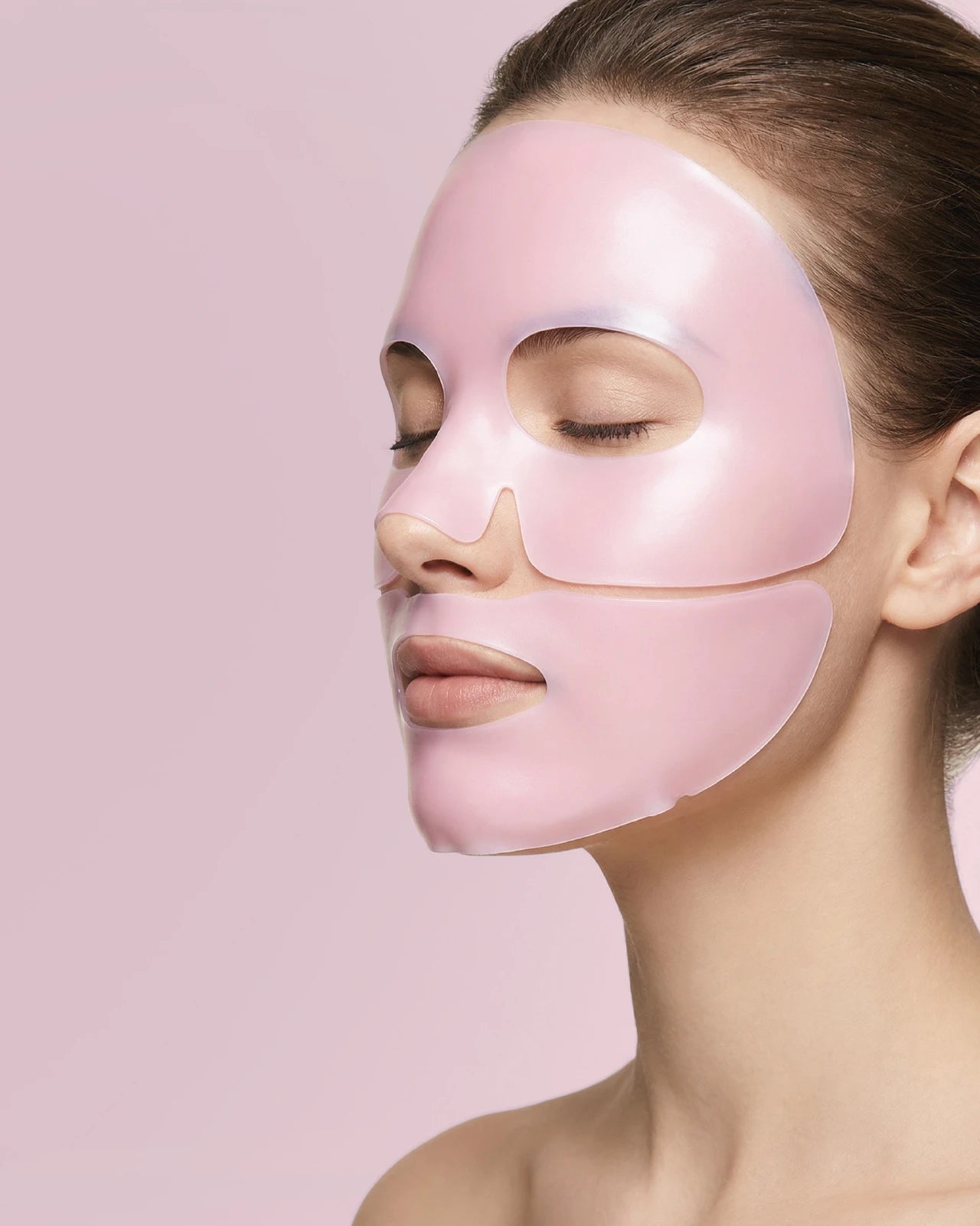 Hydrożelowa maska rozświetlająca Pink Revolution 3x40g