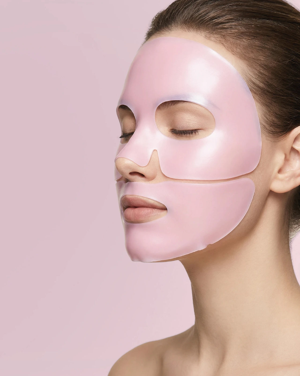 Hydrożelowa maska rozświetlająca Pink Revolution 3x40g