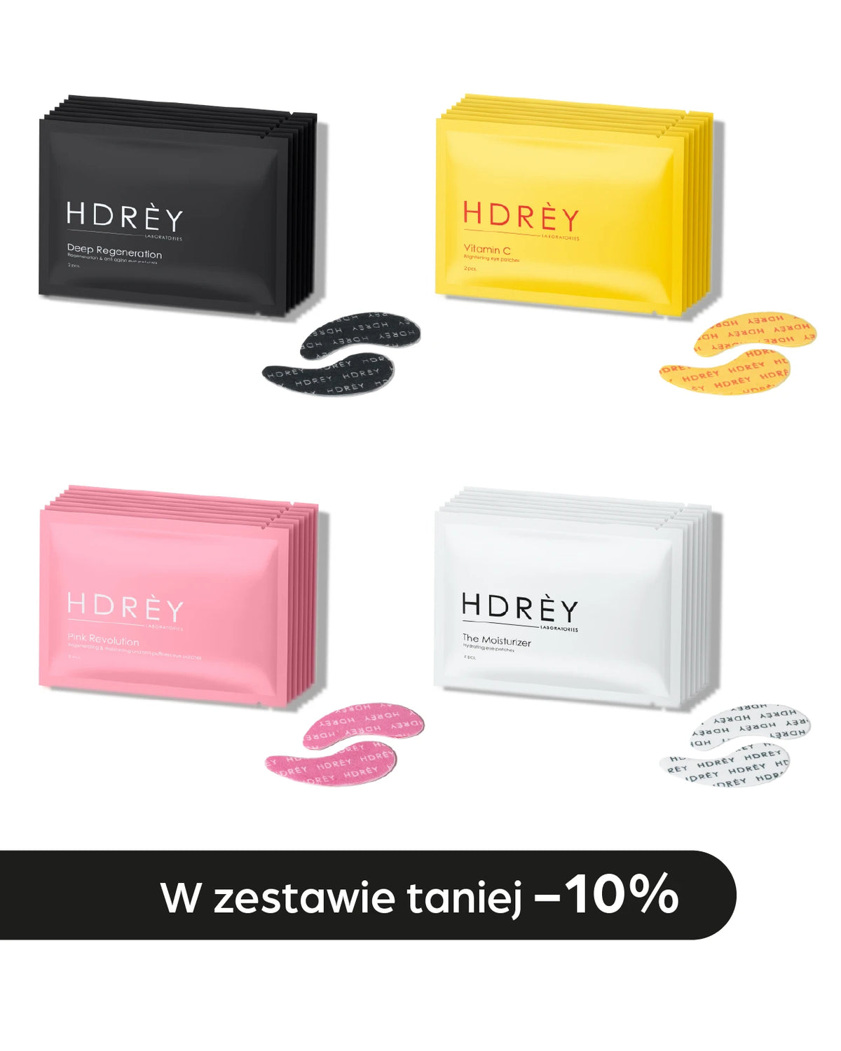 Płatki hydrożelowe pod oczy Set