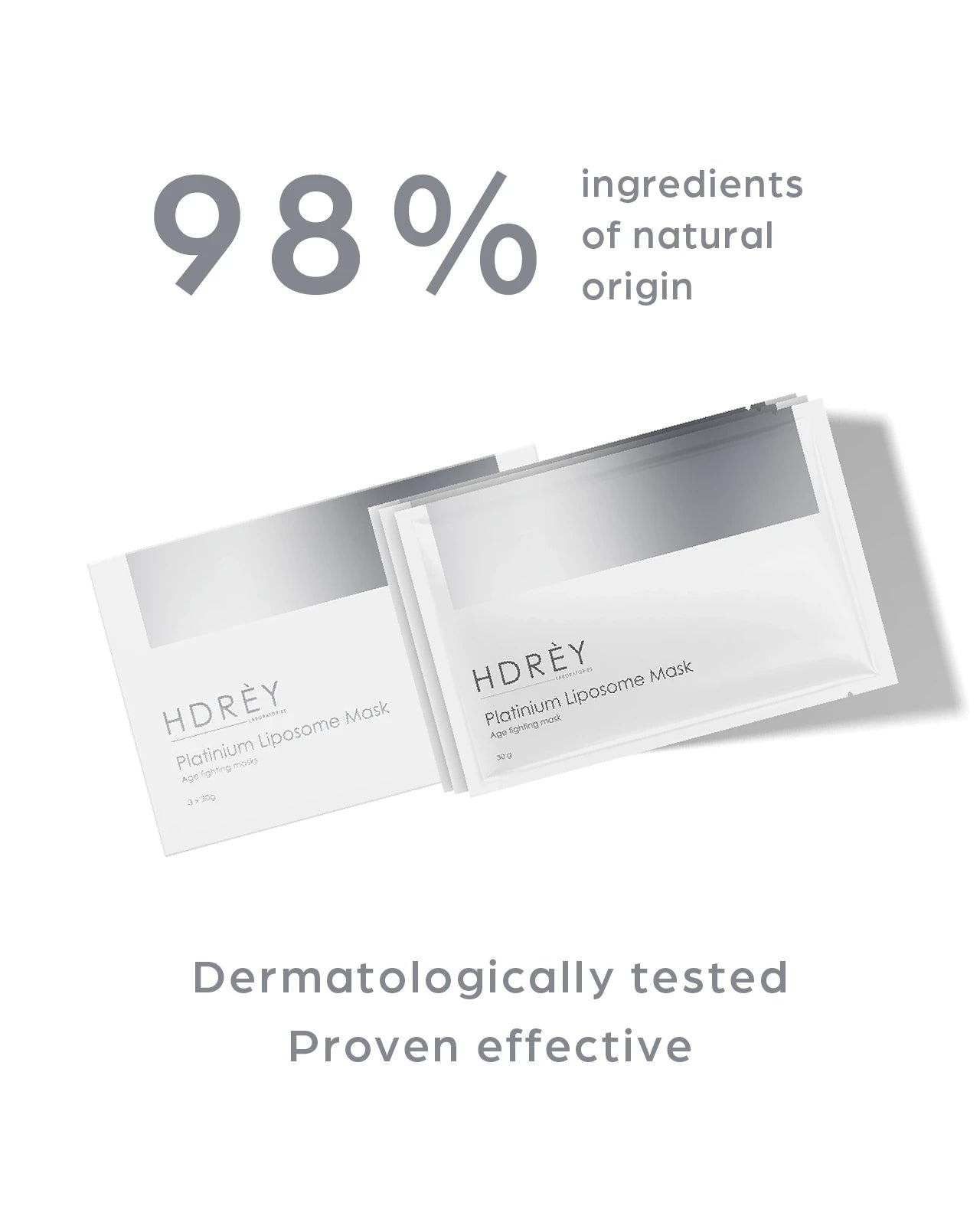 Anti-aging and regenerating masks 3x30g – HDRÈY LABORATORIES Anti-aging and regenerating masks 3x30g – HDRÈY LABORATORIES
