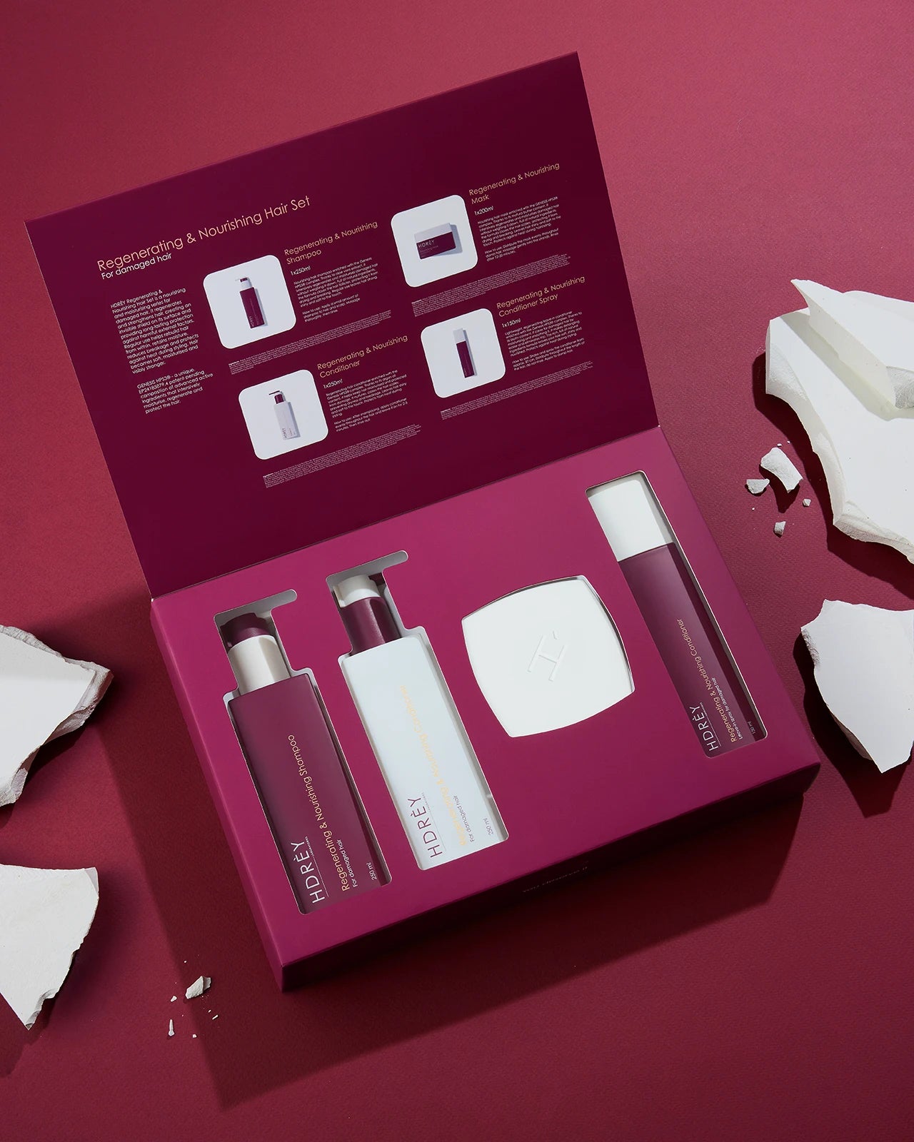 Odżywczy Zestaw do zniszczonych włosów