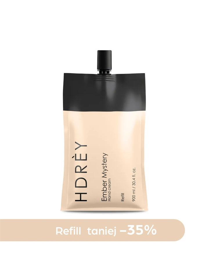 Krem do rąk Ember Mystery z olejem arganowym i witaminą E Refill 900 ml 35% taniej