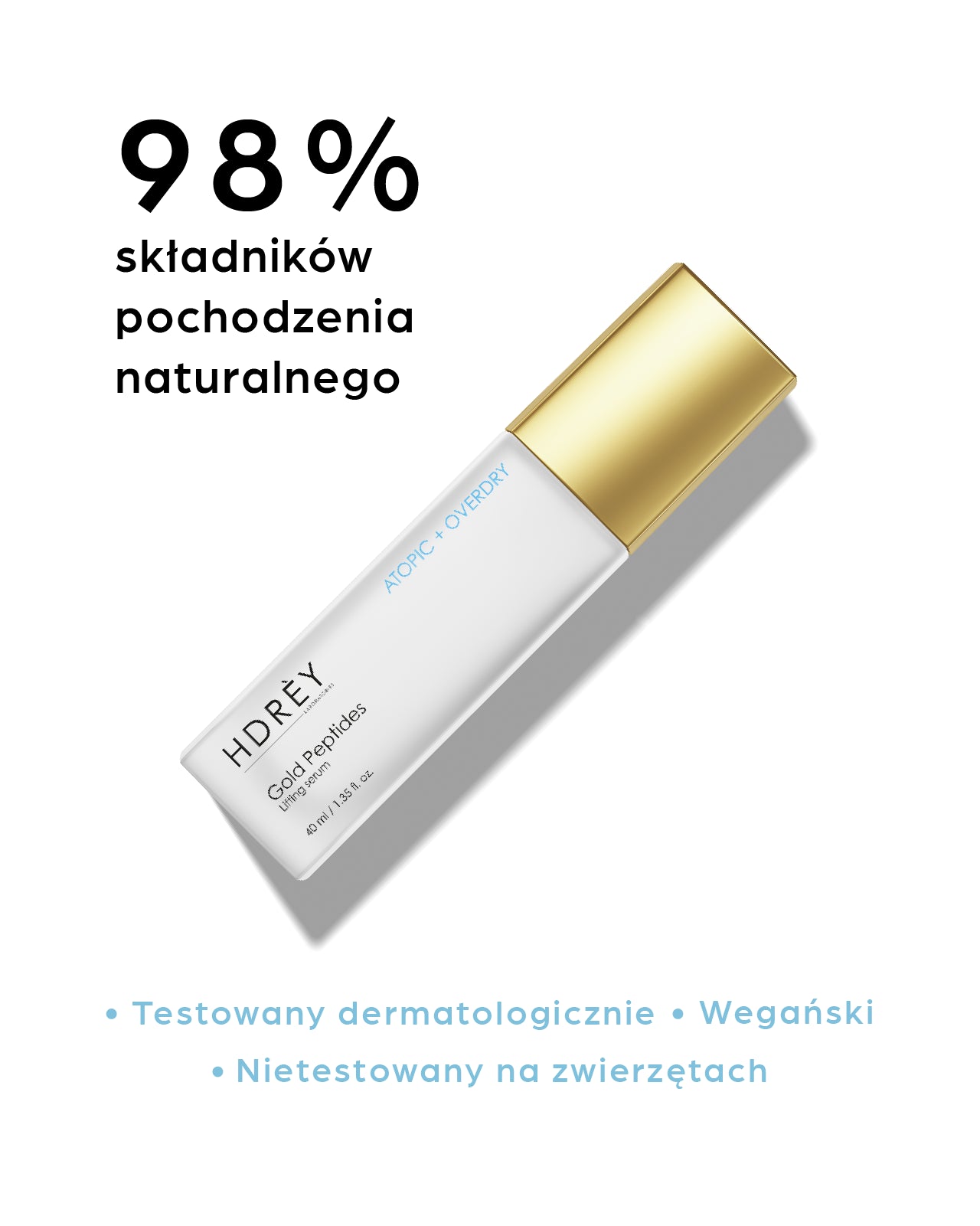 Intensywnie liftingujące i nawilżające serum do skóry atopowej i przesuszonej 40 ml