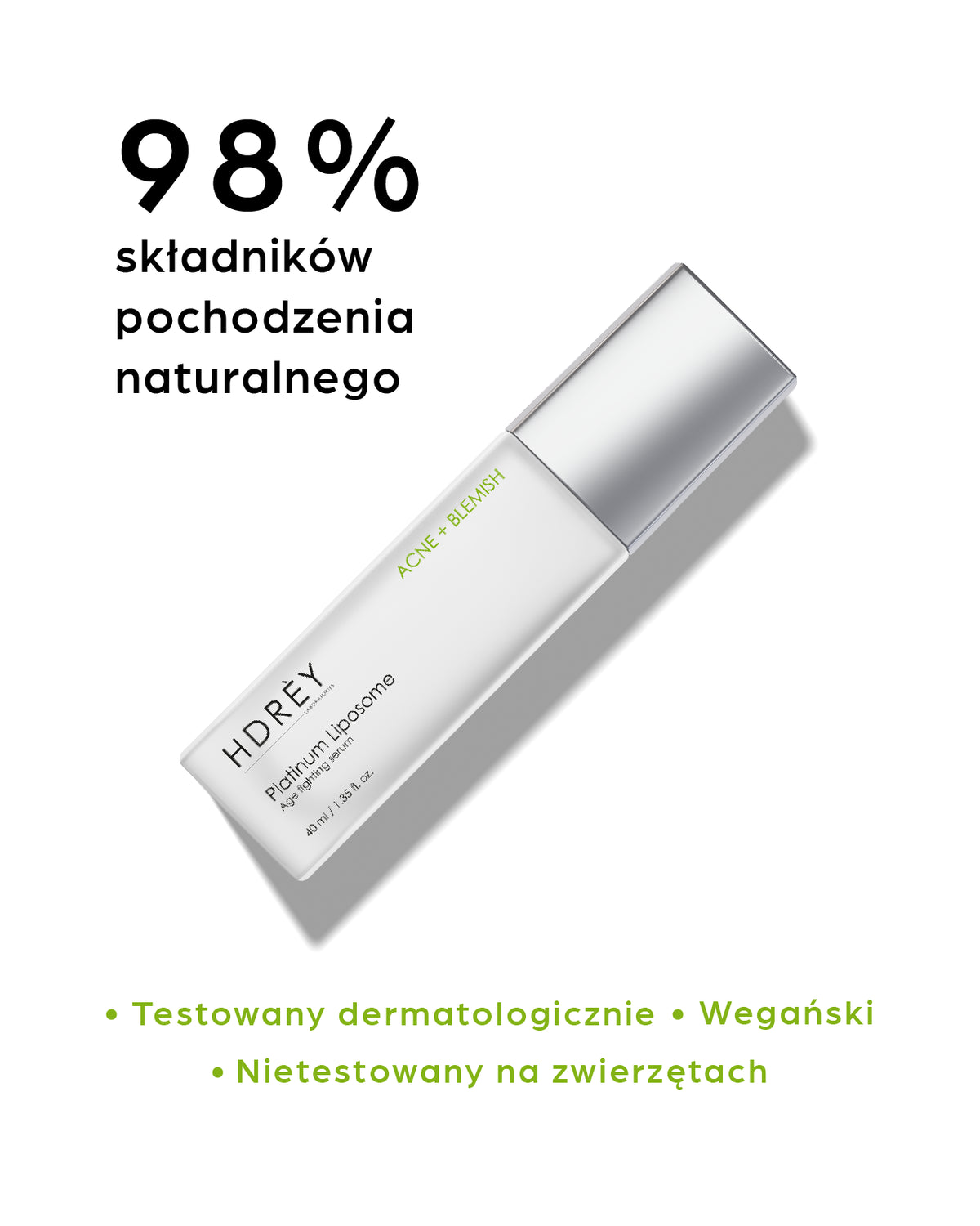Przeciwstarzeniowe serum do skóry trądzikowej i z niedoskonałościami 40 ml