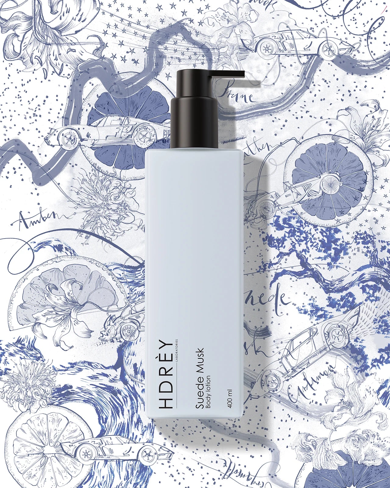 Balsam do ciała Suede Musk nawilżający i odżywczy z olejem arganowym i witaminą E 400 ml