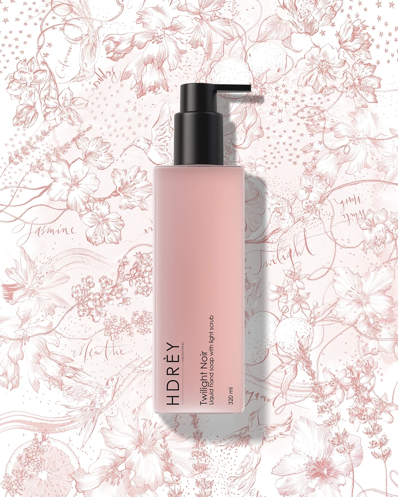 Mydło do rąk Twilight Noir z delikatnym peelingiem 320 ml
