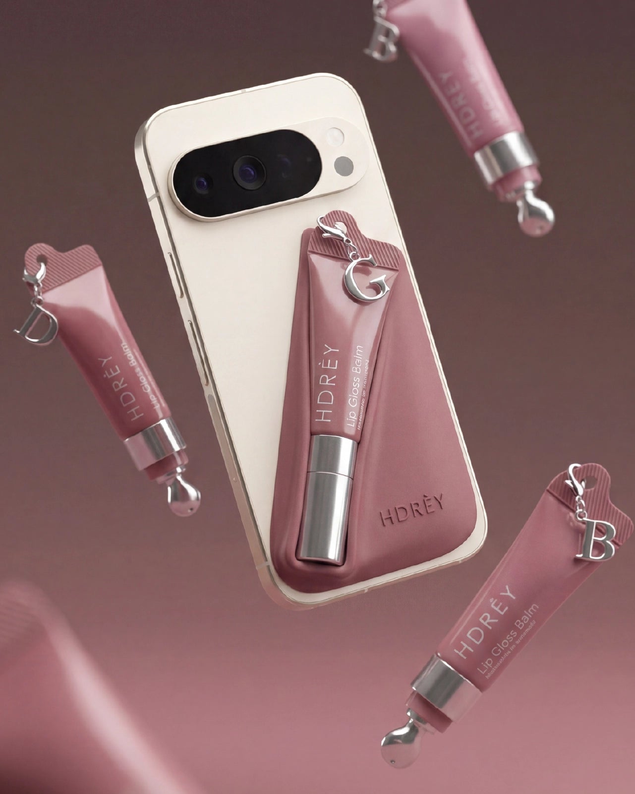 Zestaw 2 błyszczyków do ust Crème Brûlée - Phone Case GRATIS