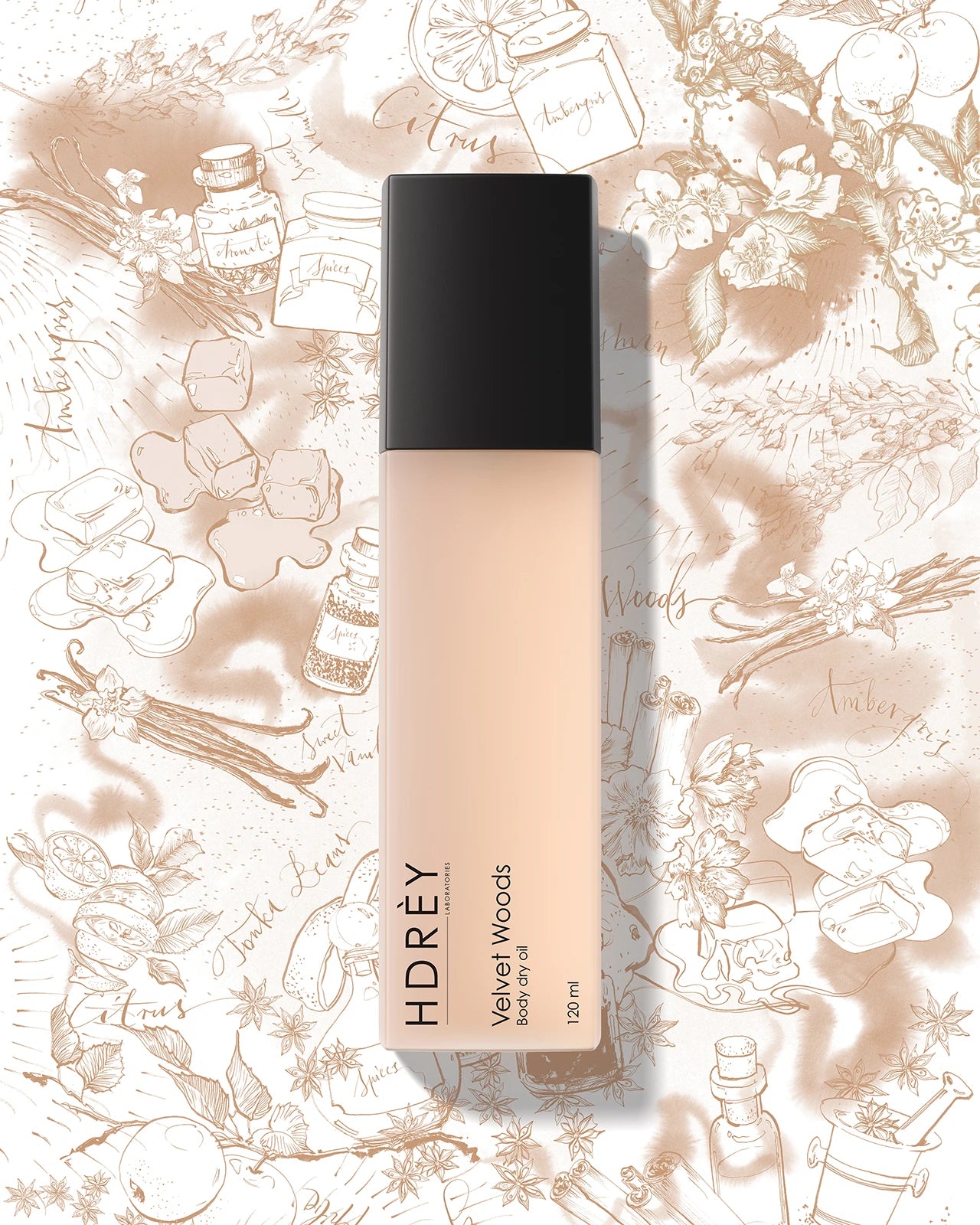 Suchy olejek do ciała Velvet Woods 120ml z olejem arganowym i witaminą E