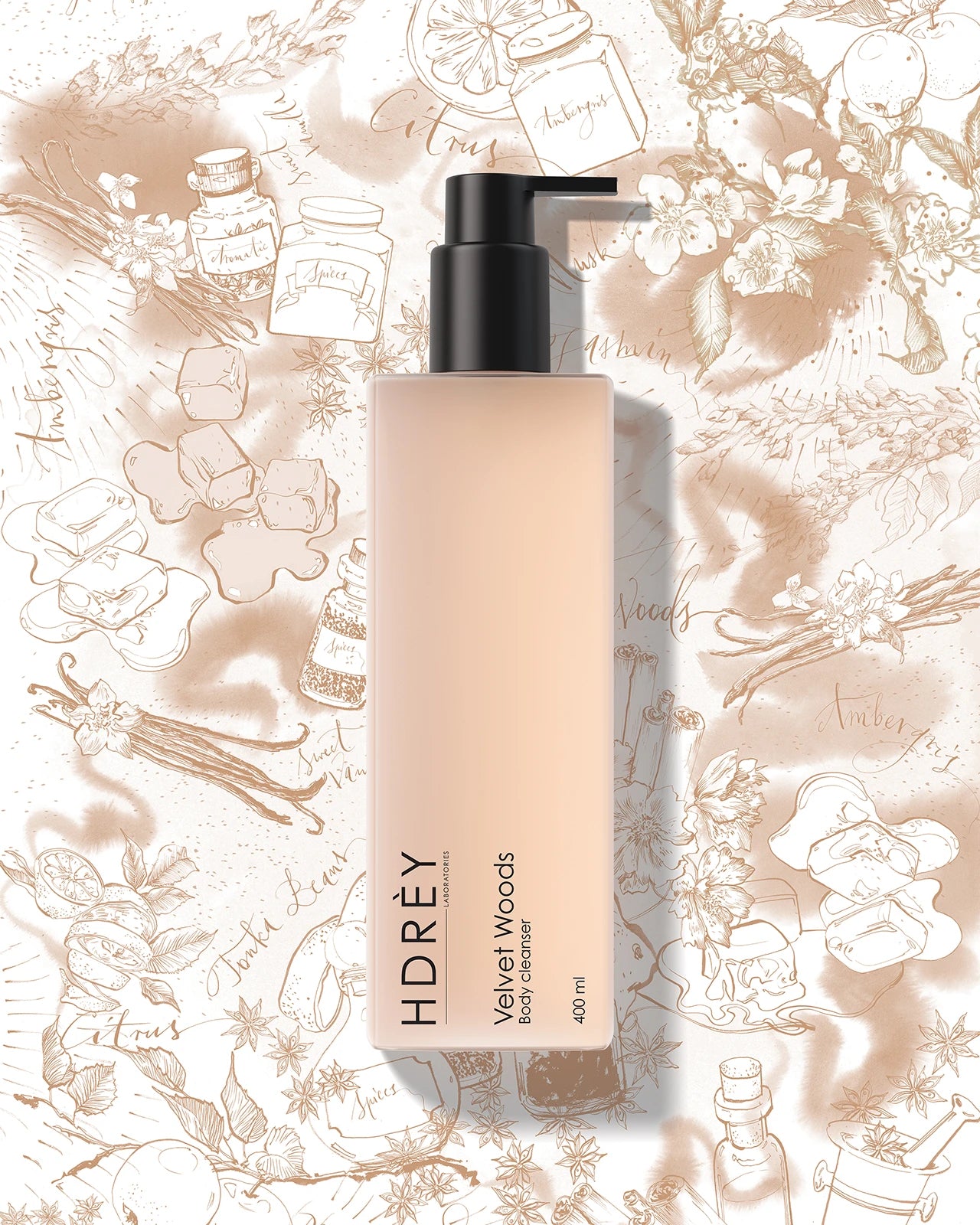 Żel pod prysznic nawilżający Velvet Woods 400 ml