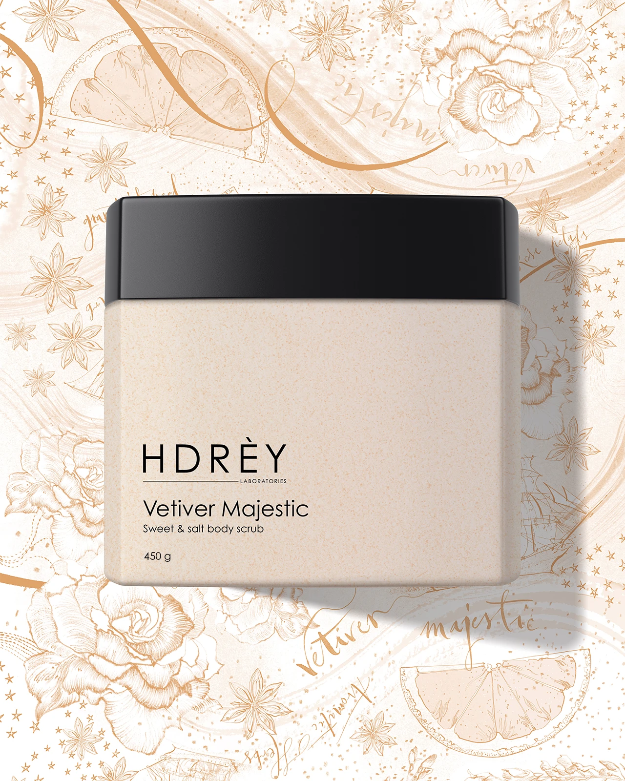 Peeling do ciała cukrowo-solny Vetiver Majestic 450 g