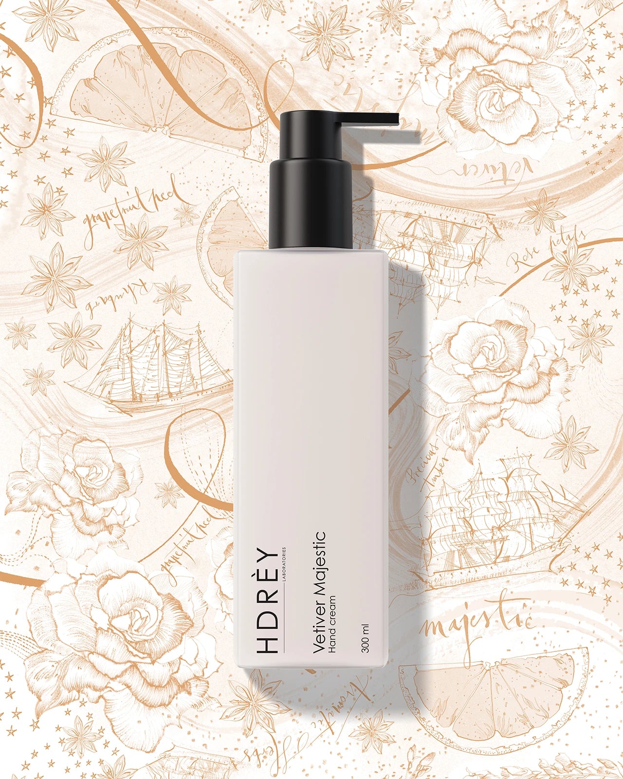 Krem do rąk Vetiver Majestic z olejem arganowym i witaminą E 300 ml